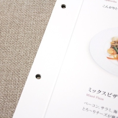 穴あけ｜折りスジ入れ