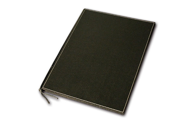 A4/4P】革メニューブック（ひも綴じ）/2【MTLB-641】 | メニューブック