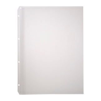 【A4対応】防滴チャック付き中面ビニールポケット10枚（クリア）★スリムバインダー用【MTBT-1】